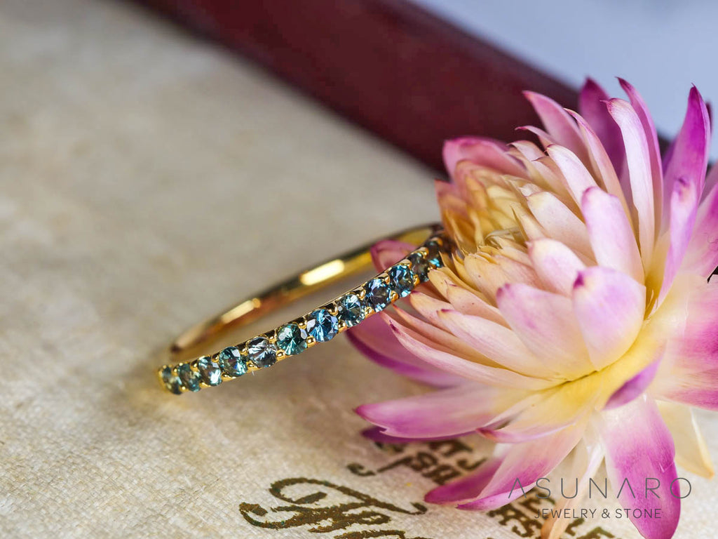 【お仕立て用】空枠番号：1426C　1.8mm用　リング枠　ハーフエタニティ【オーダージュエリー用】hpv