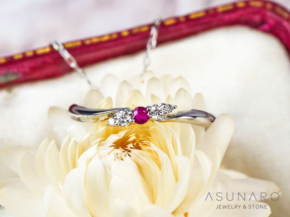 【お仕立て用】空枠番号：ASU-2　リング枠【オーダージュエリー用】