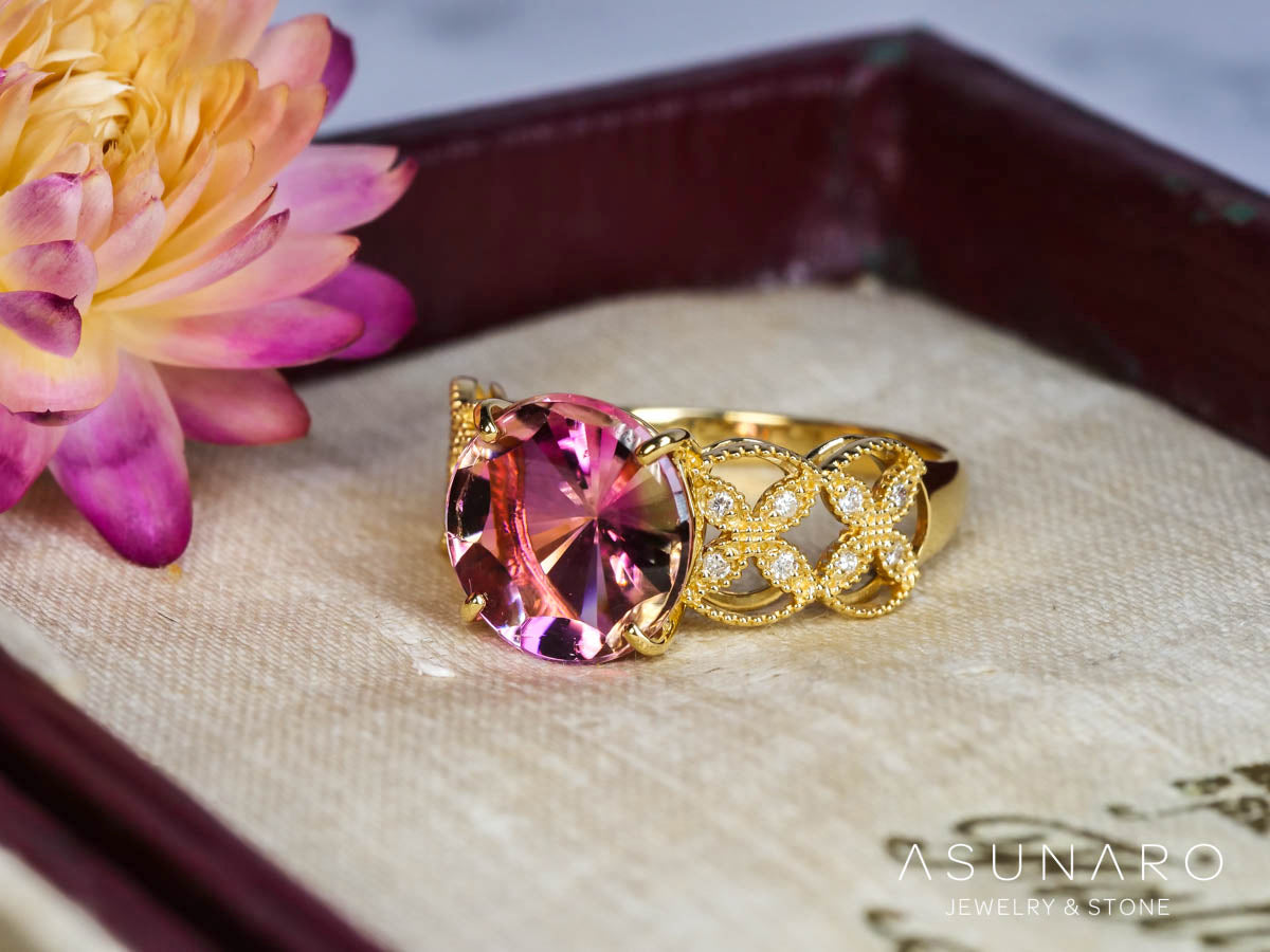 【お仕立て用】空枠番号：3512C　リング枠【オーダージュエリー用】