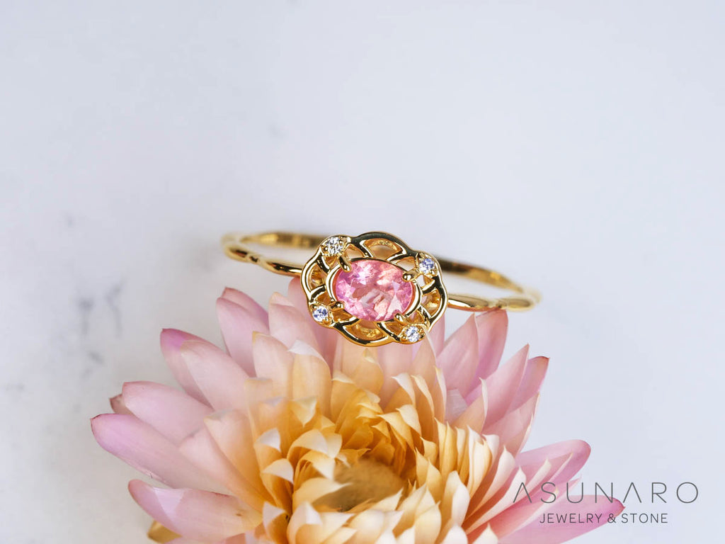 【お仕立て用】空枠番号：5556C　リング枠【オーダージュエリー用】