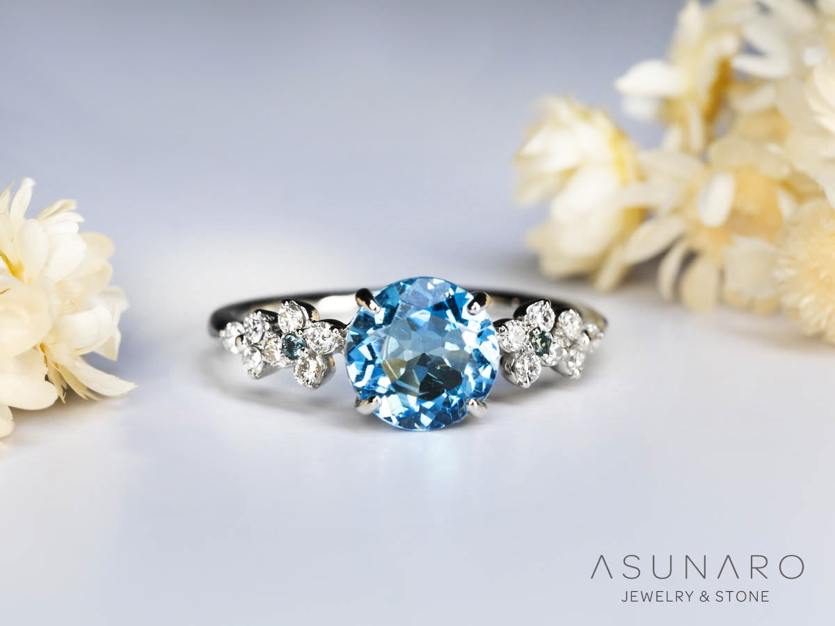 【お仕立て用】空枠番号：5275C　  リング枠　【オーダージュエリー用】