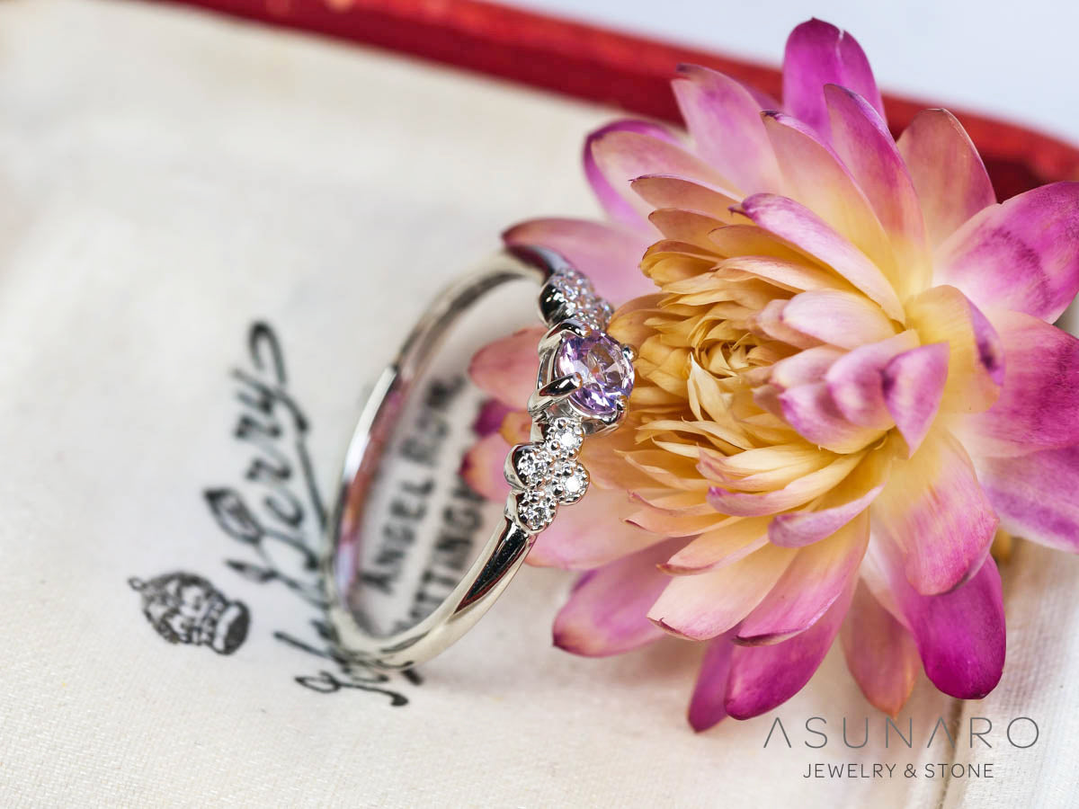 【お仕立て用】空枠番号：4203C  リング枠【オーダージュエリー用】