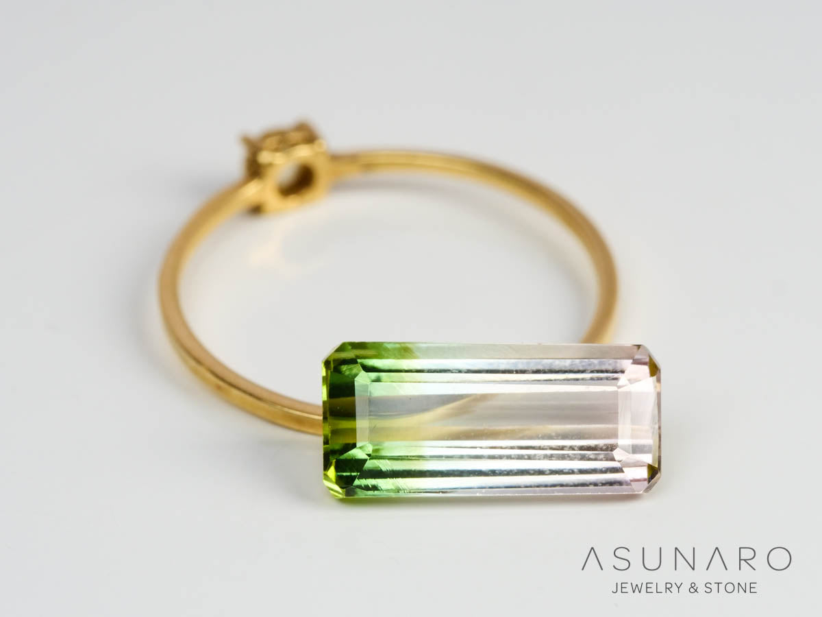 パーティーカラードトルマリン　エメラルドカット　ルワンダ産　3.06ct【241002-2366】