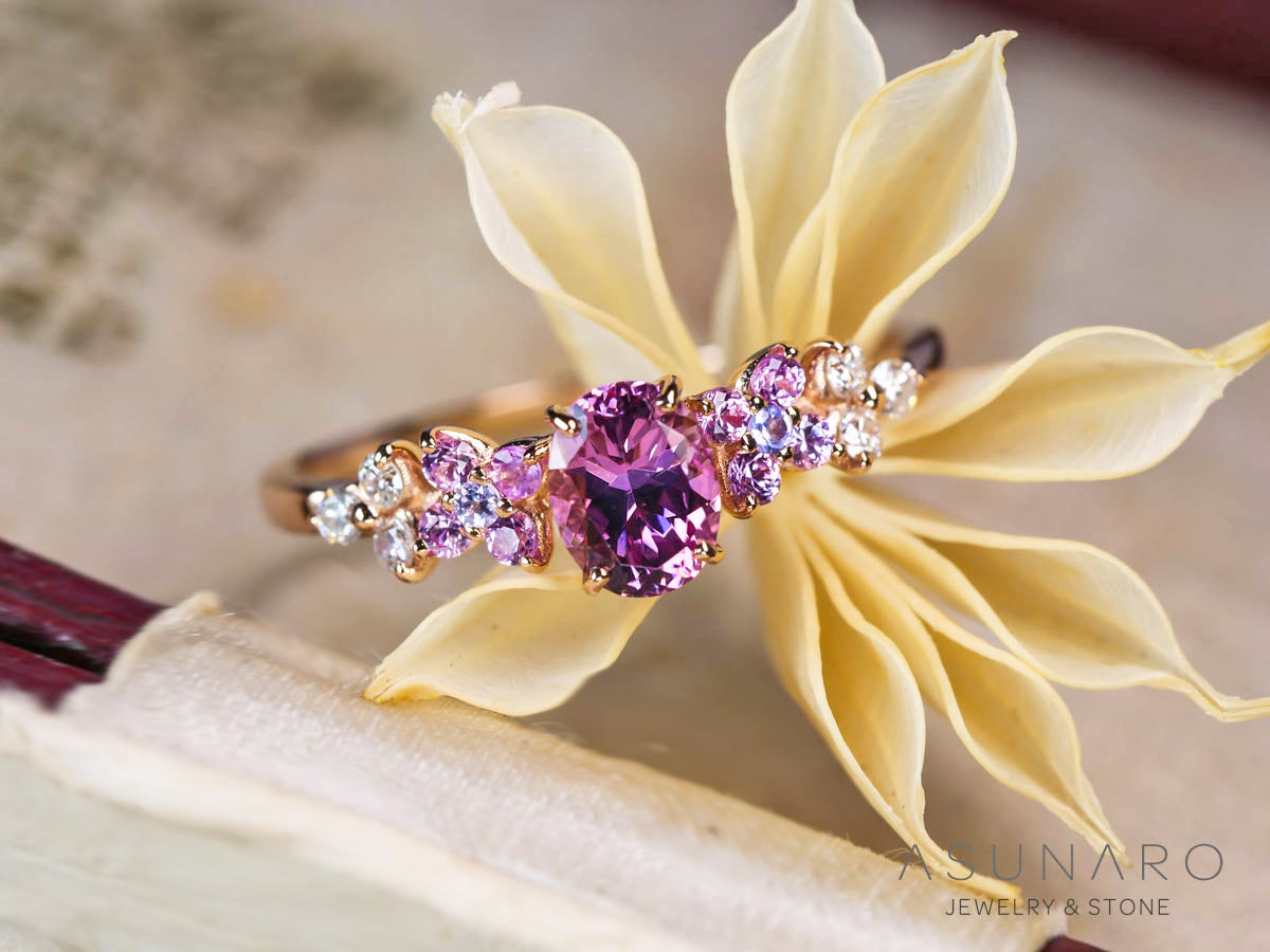 【お仕立て用】空枠番号：5275C　  リング枠　【オーダージュエリー用】