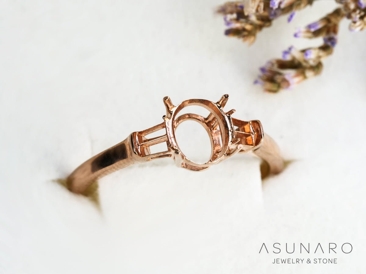 【お仕立て用】空枠番号：3127C　リング枠【オーダージュエリー用】