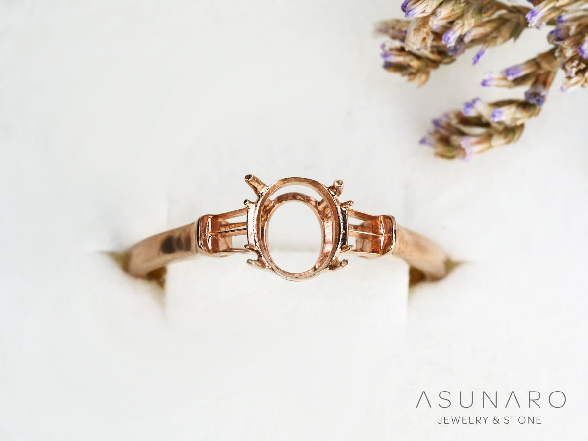 【お仕立て用】空枠番号：3127C　リング枠【オーダージュエリー用】