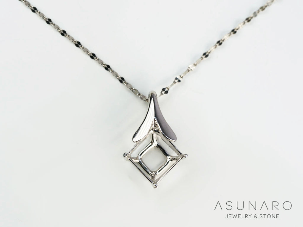 【お仕立て用】空枠番号：5758I　ペンダントトップ枠【オーダージュエリー用】