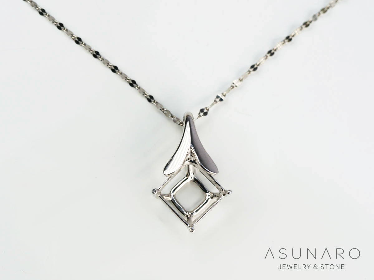 【お仕立て用】空枠番号：5758I　ペンダントトップ枠【オーダージュエリー用】