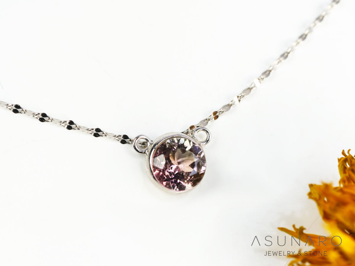 【お仕立て用】空枠番号：5545I　両吊りネックレス　ペンダントトップ枠【オーダージュエリー用】