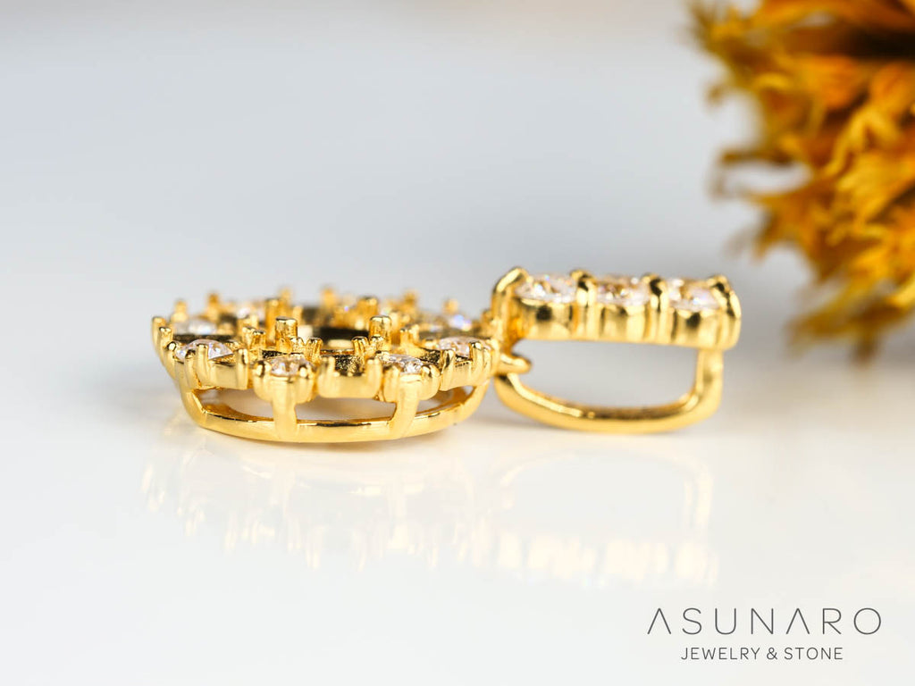 【お仕立て用】空枠番号：4565C　ペンダントトップ枠【オーダージュエリー用】