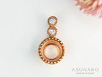 【お仕立て用】空枠番号：4919C　ペンダントトップ枠【オーダージュエリー用】