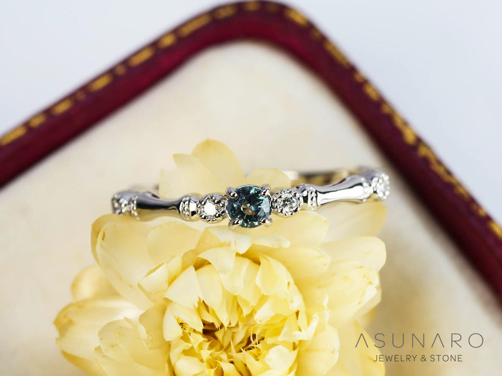 【お仕立て用】空枠番号：5608C　リング枠【オーダージュエリー用】