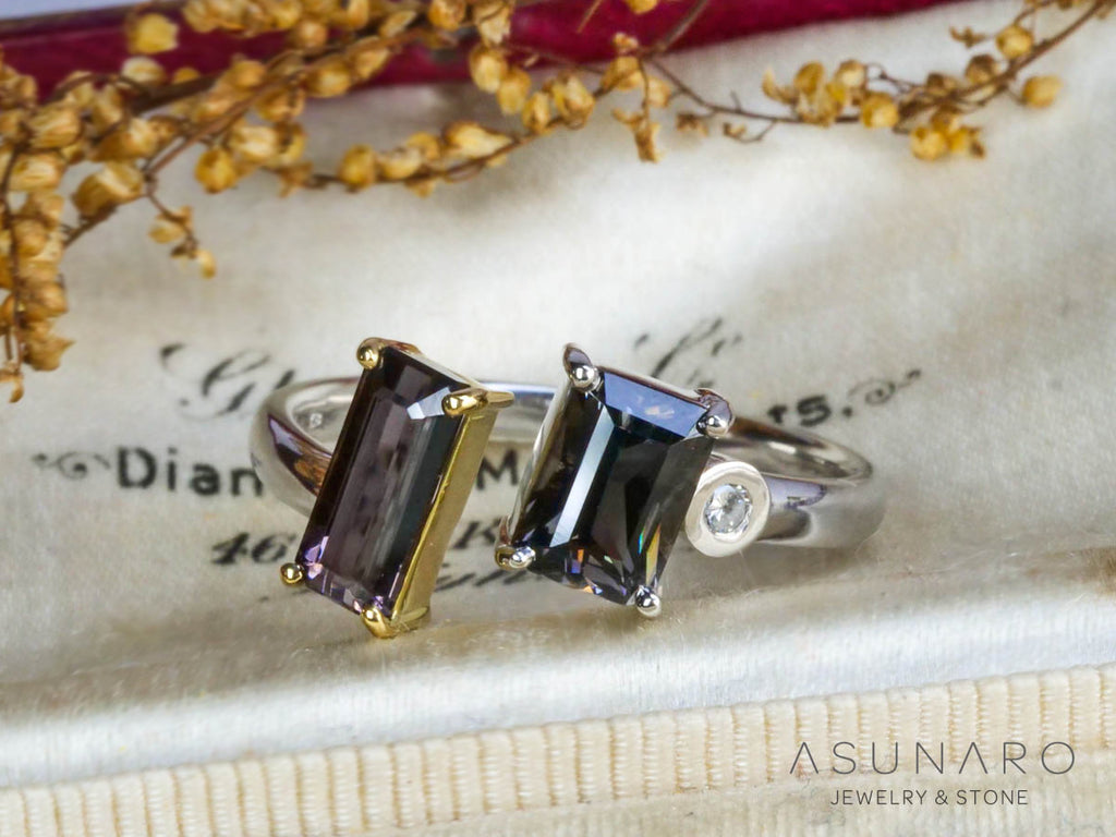 【お仕立て用】空枠番号：5163C　フォークリング　リング枠【オーダージュエリー用】hpv