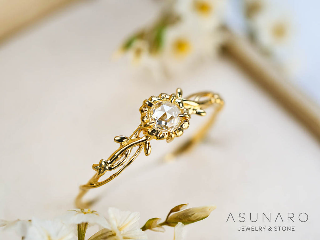 【お仕立て用】空枠番号：S110A　リング枠　ダイヤなし【オーダージュエリー用】