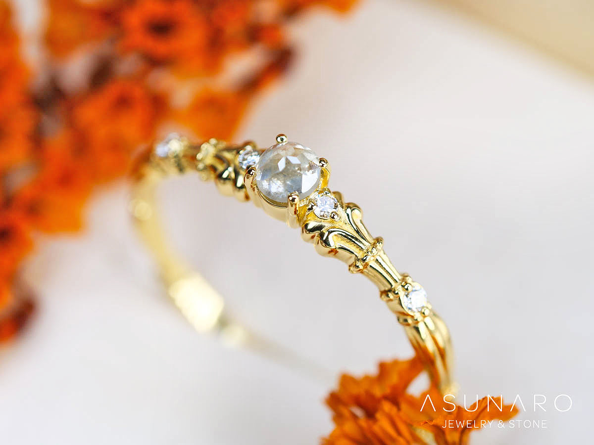 【お仕立て用】空枠番号：5609C　リング枠【オーダージュエリー用】