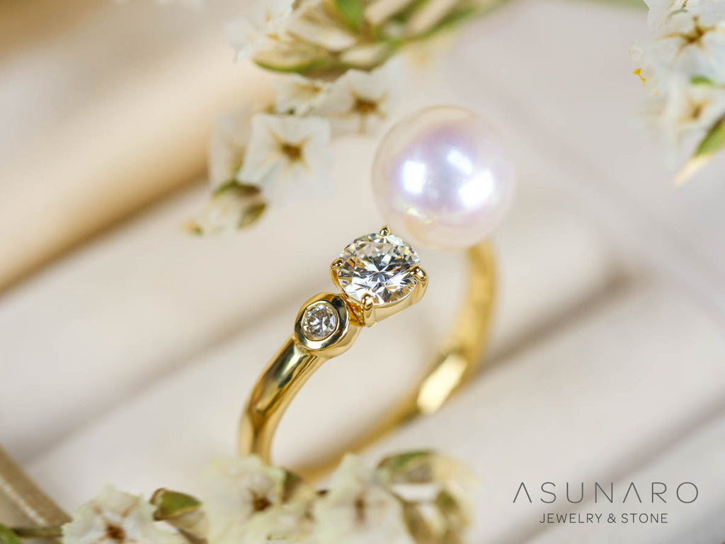 【お仕立て用】空枠番号：5163C　フォークリング　リング枠【オーダージュエリー用】hpv