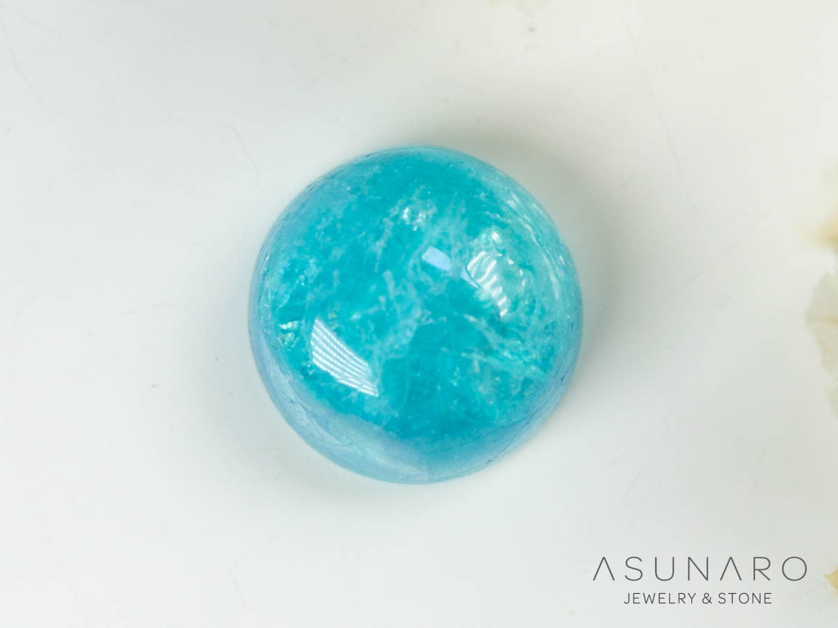 パライバトルマリン カボション ブラジル産 1.05ct 【241106-2681