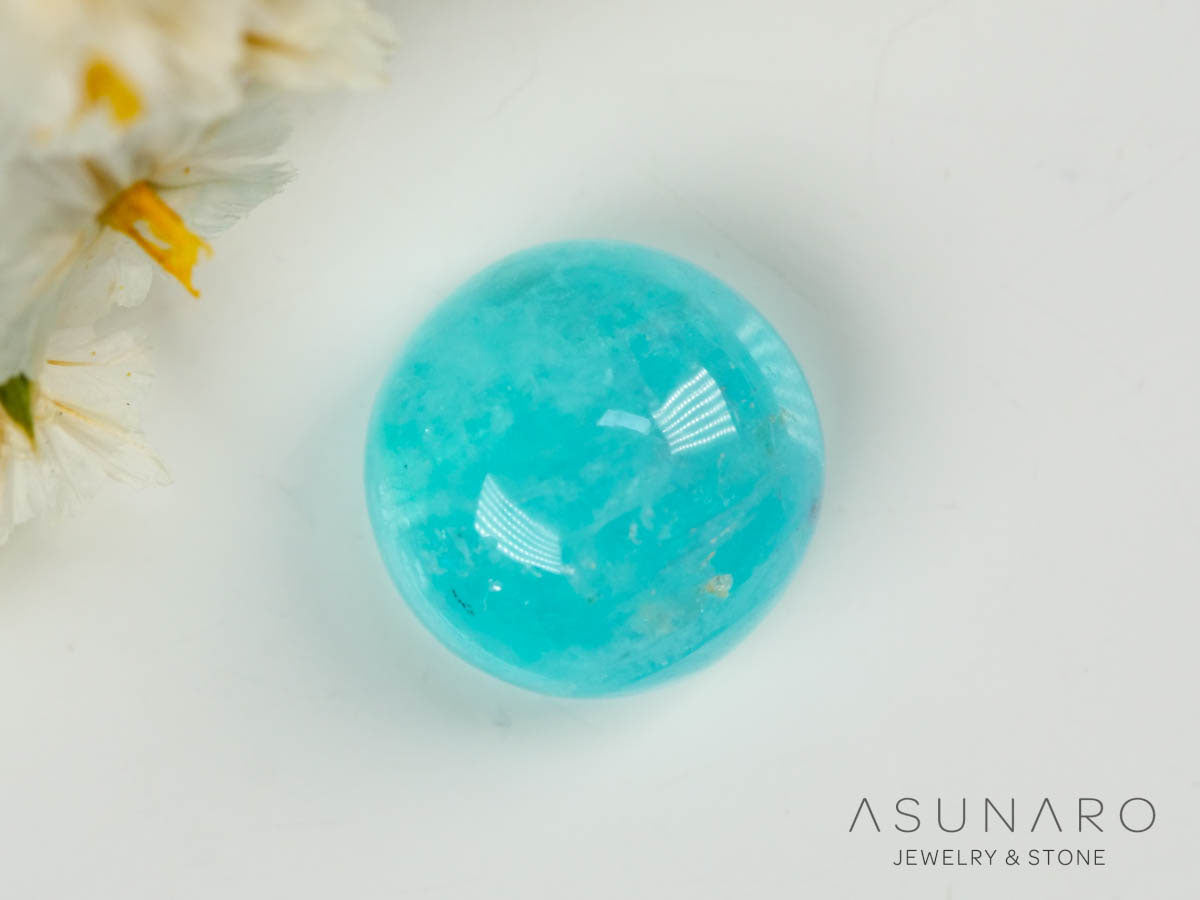 パライバトルマリン　カボション　 ブラジル産　1.31ct 【241106-2682】