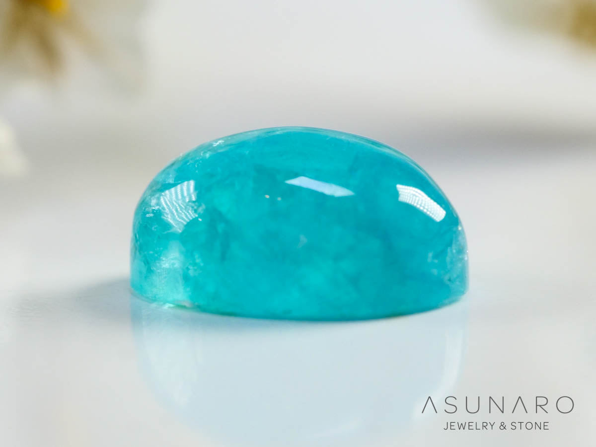 パライバトルマリン　カボション　 ブラジル産　1.12ct 【241106-2683】