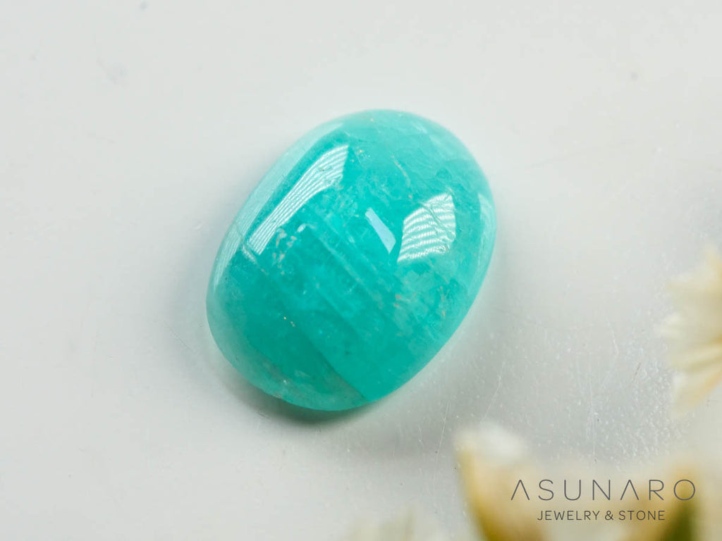 パライバトルマリン　カボション　 ブラジル産　1.08ct 【241106-2684】