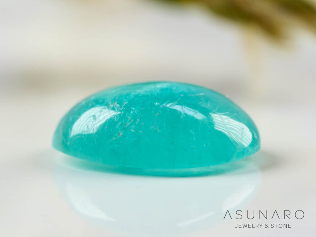 パライバトルマリン　カボション　 ブラジル産　1.08ct 【241106-2684】