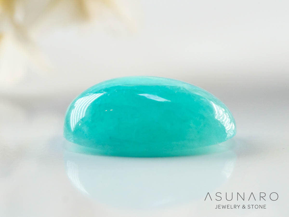 パライバトルマリン　カボション　 ブラジル産　0.48ct 【241106-2686】