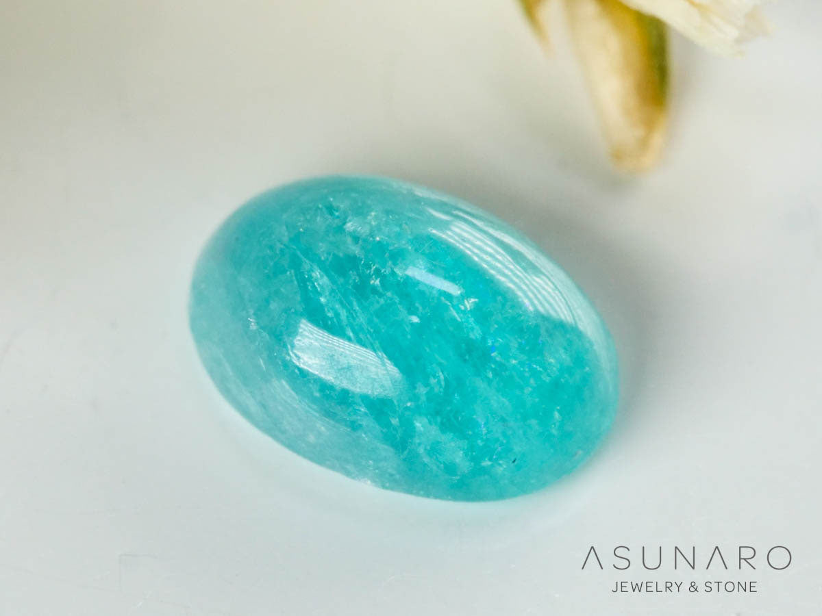 パライバトルマリン　カボション　 ブラジル産　0.51ct 【241106-2690】