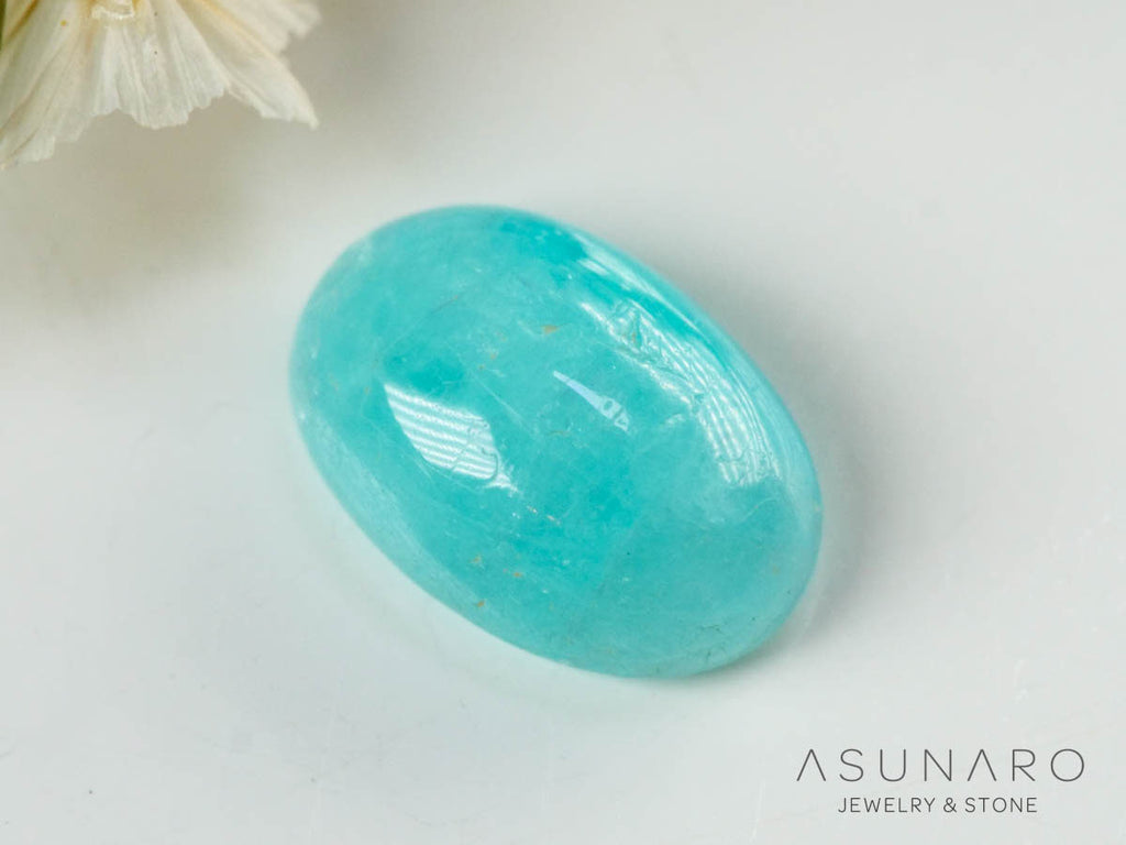 パライバトルマリン　カボション　 ブラジル産　0.52ct 【241106-2693】