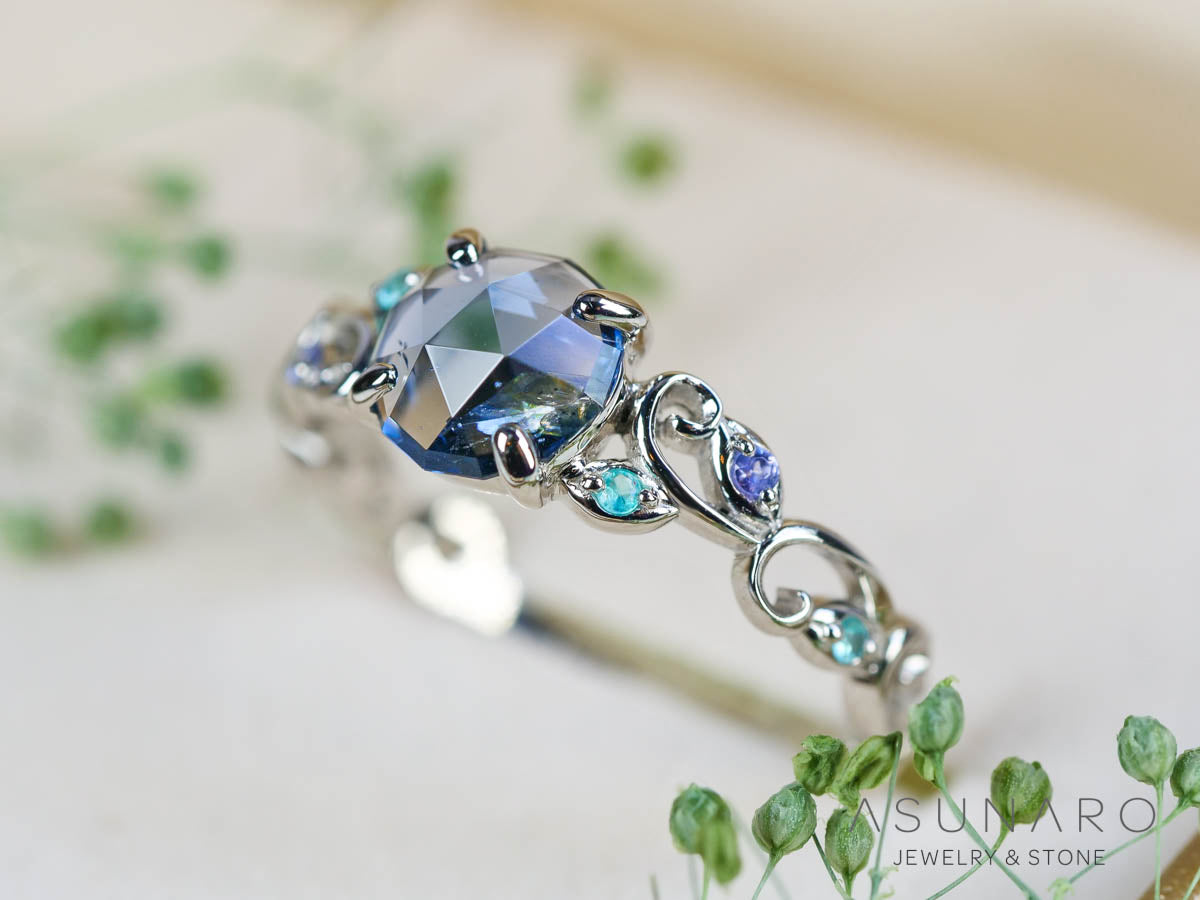 【お仕立て用】空枠番号：S07A　リング枠【オーダージュエリー用】