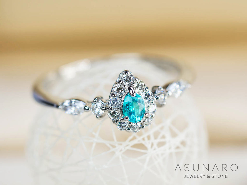 【お仕立て用】空枠番号：551G　3.5×2.5mm用　リング枠　取り巻き【オーダージュエリー用】