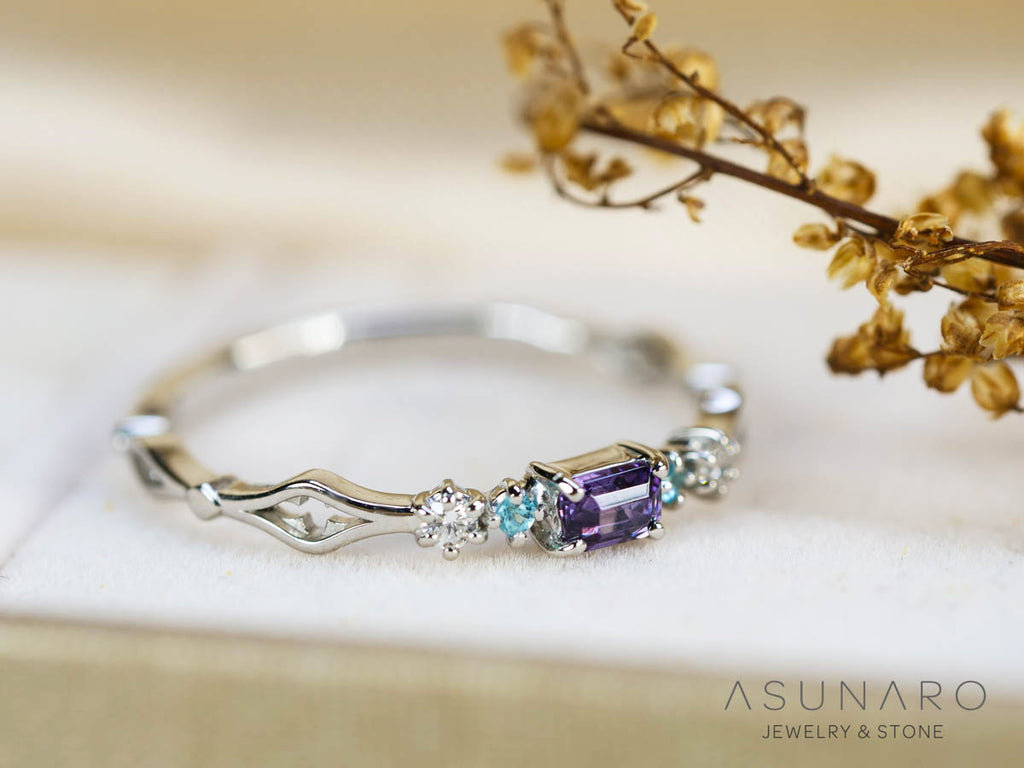 【お仕立て用】空枠番号：S02A　リング枠【オーダージュエリー用】