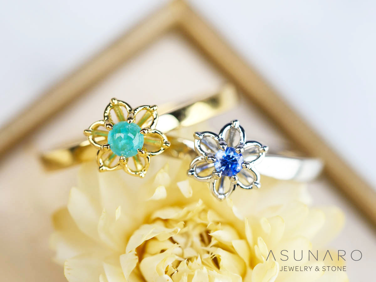 【お仕立て用】空枠番号：ASU-9　ダイヤなし　リング枠【オーダージュエリー用】