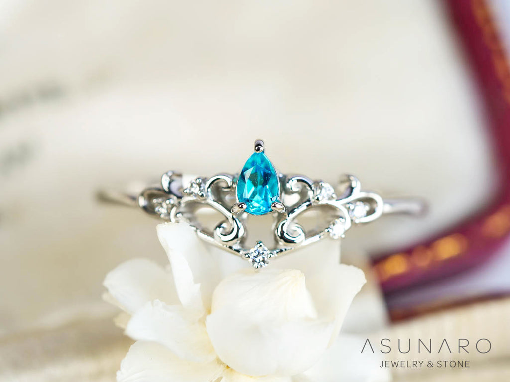 【お仕立て用】空枠番号：S84A　リング枠　V字枠【オーダージュエリー用】