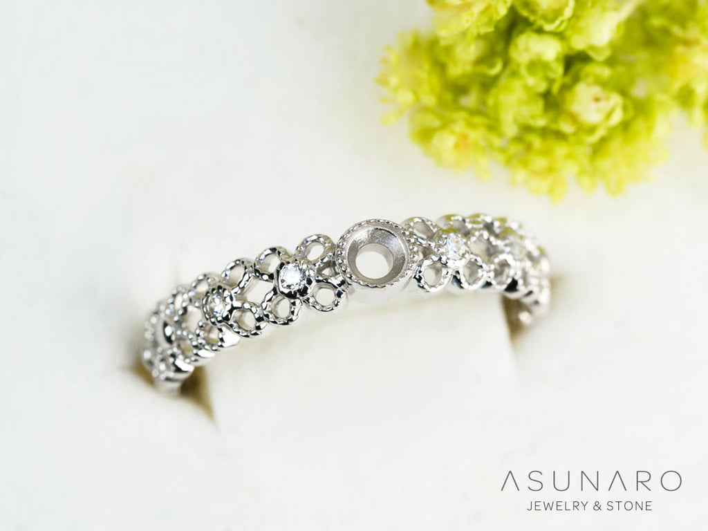 【お仕立て用】空枠番号：5309I　リング枠【オーダージュエリー用】