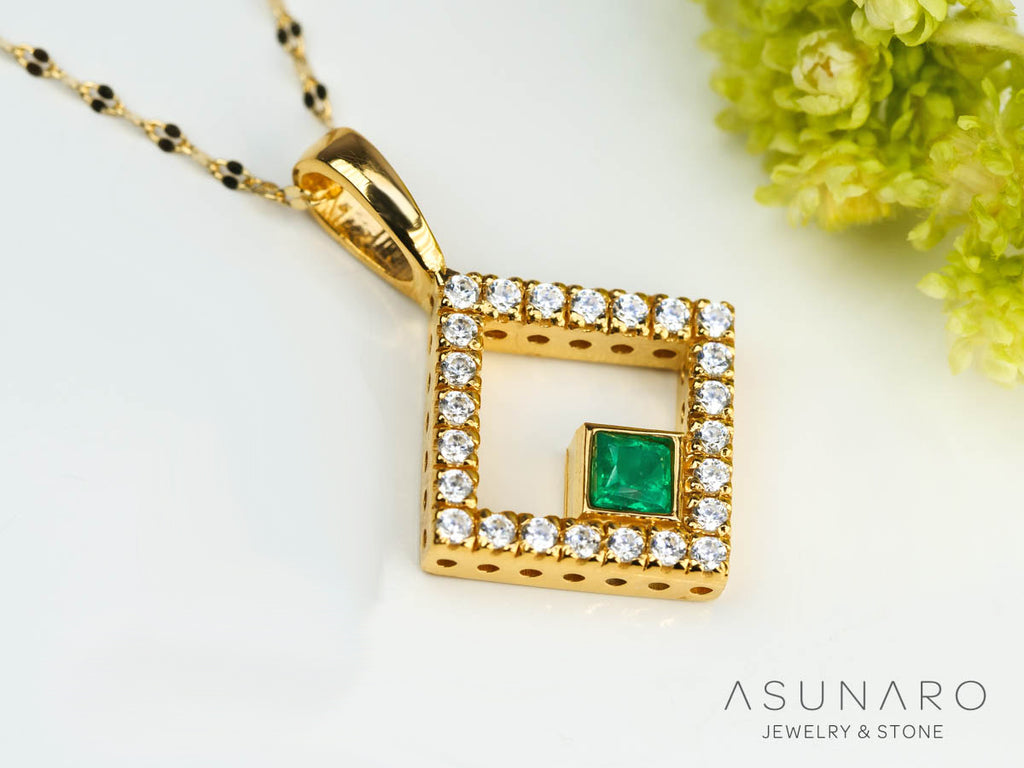 【お仕立て用】空枠番号：4121C　ペンダントトップ枠【オーダージュエリー用】