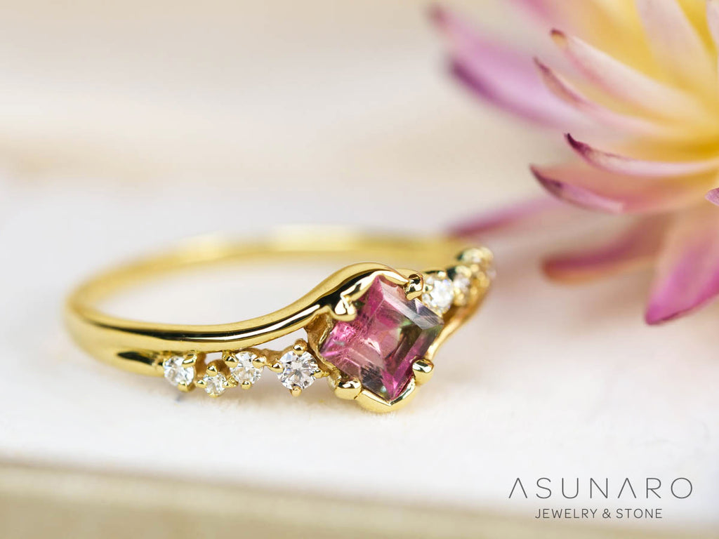 【お仕立て用】空枠番号：5165C　  リング枠　【オーダージュエリー用】