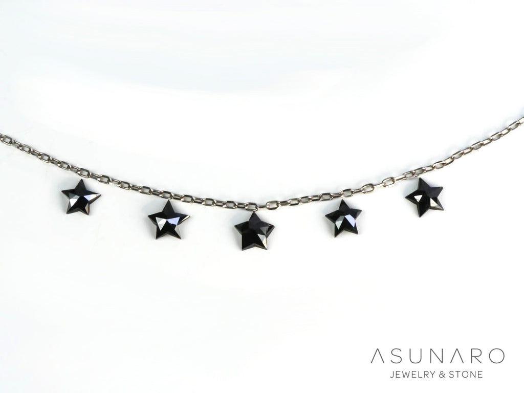 【4時間限定ゲリラ販売】5つの星を目指して🌟ブラックスター天然ダイヤモンド💎　約4mm【ltd2501141】特別販売