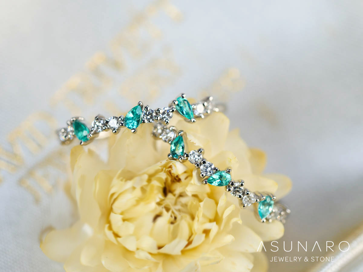 完売御礼】【新春限定ジュエリー】 5本限定🌟PT950リング パライバ