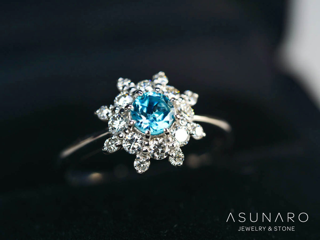 【お仕立て用】空枠番号：5850I　4mm用　リング枠　取り巻き【オーダージュエリー用】