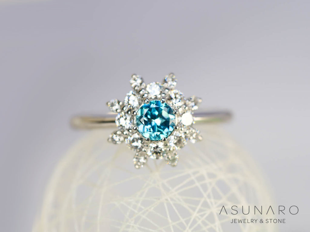 【お仕立て用】空枠番号：5850I　4mm用　リング枠　取り巻き【オーダージュエリー用】