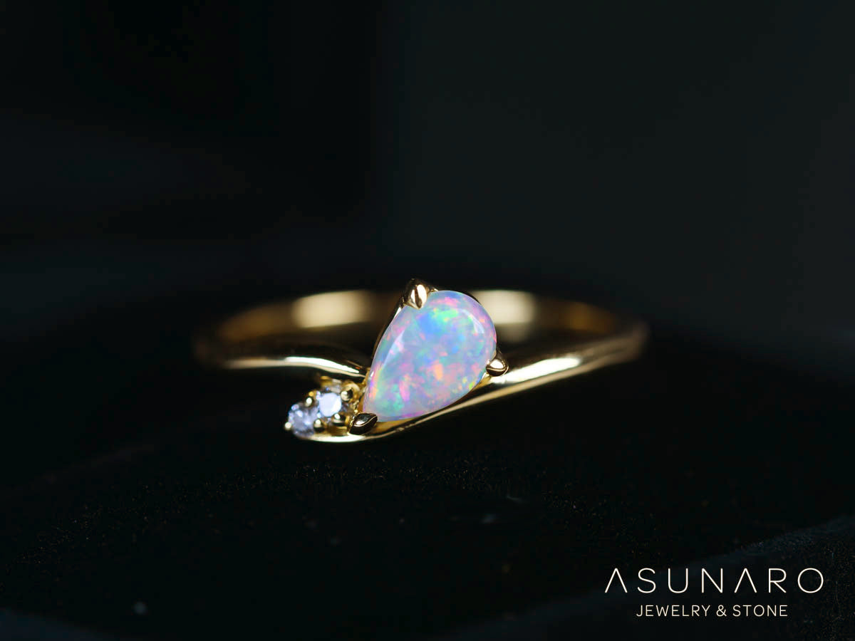 【お仕立て用】空枠番号：ASU-5　リング枠【オーダージュエリー用】