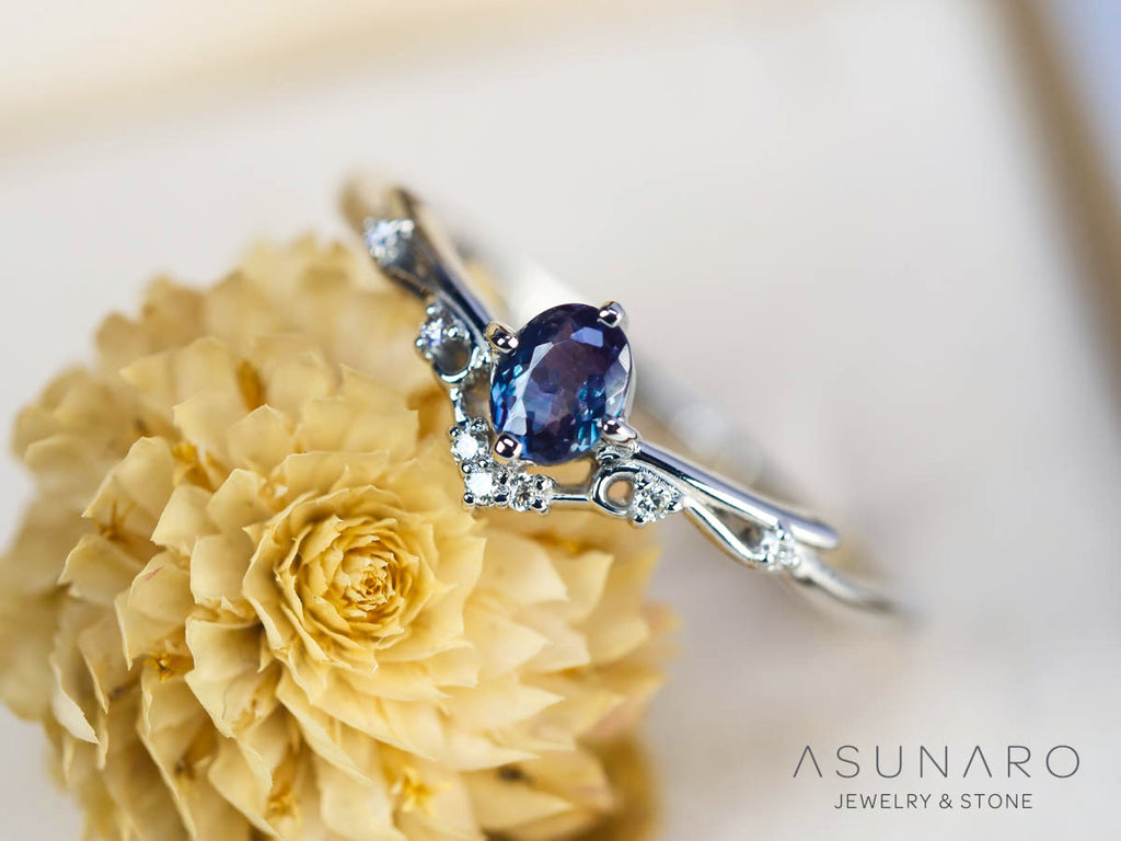 【お仕立て用】空枠番号：S82A　リング枠　V字枠【オーダージュエリー用】