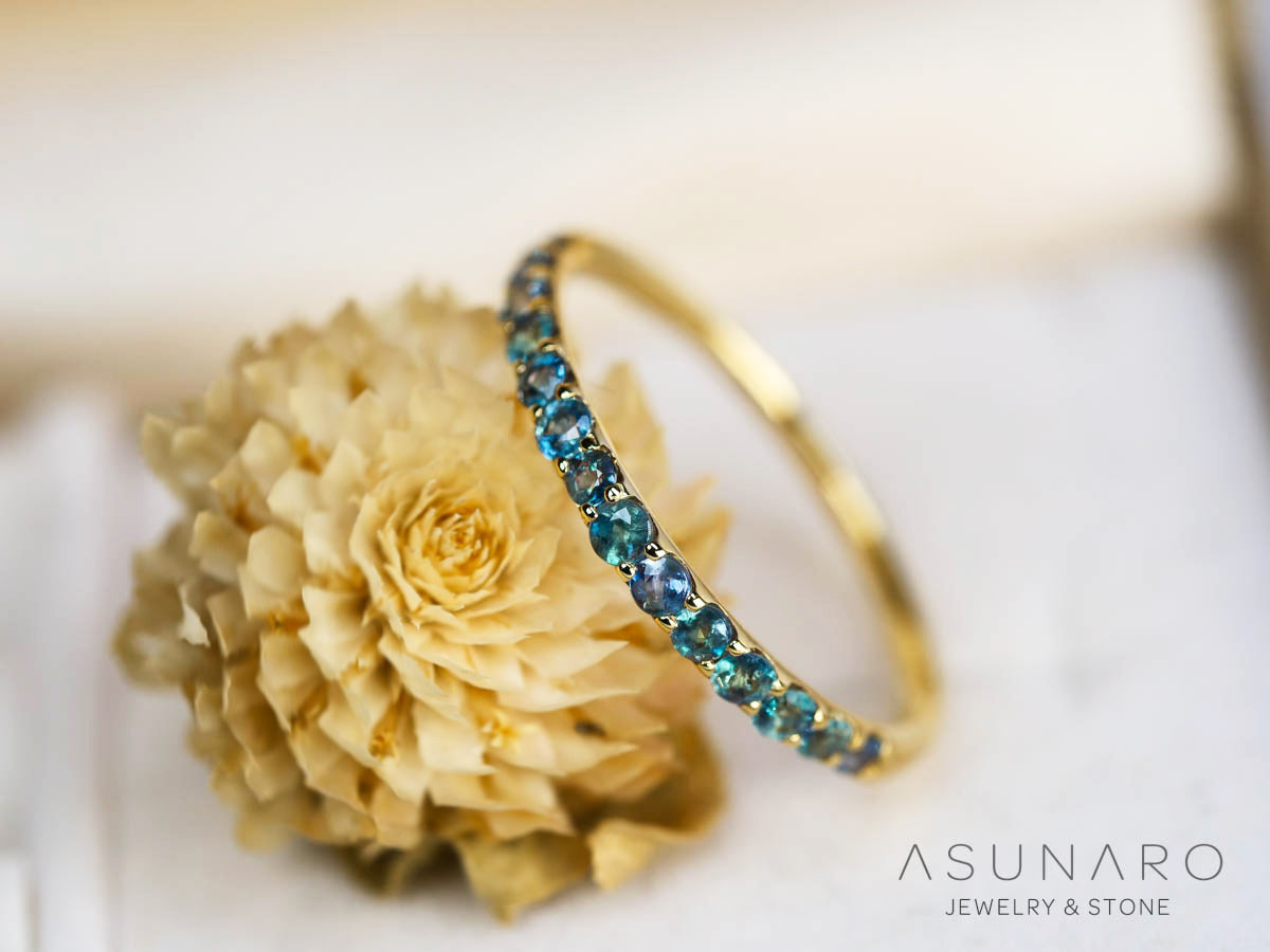 【お仕立て用】空枠番号：1426C　1.8mm用　リング枠　ハーフエタニティ【オーダージュエリー用】hpv