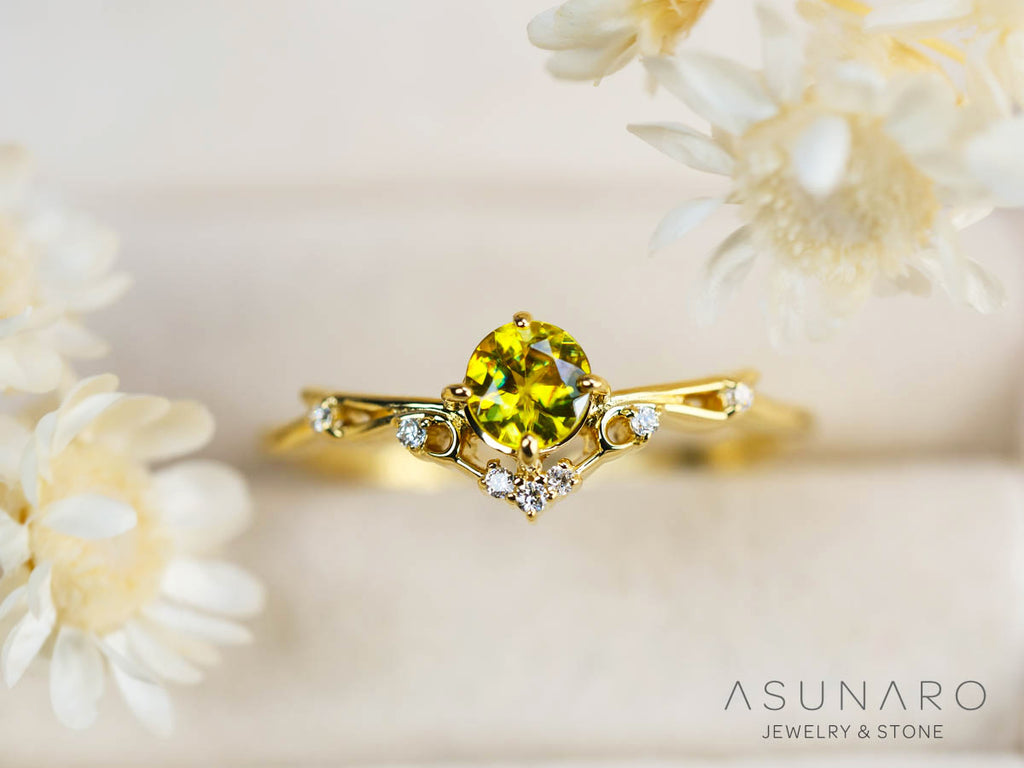 【お仕立て用】空枠番号：S82A　リング枠　V字枠【オーダージュエリー用】