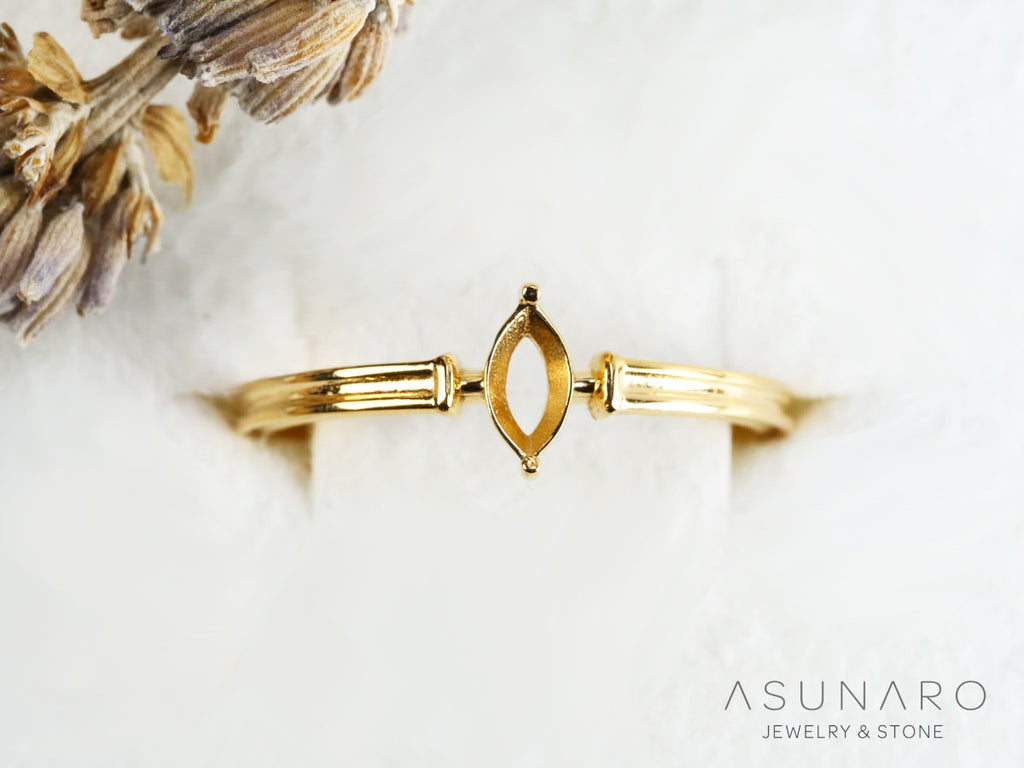 【お仕立て用】空枠番号：S247A　リング枠　ダイヤなし【オーダージュエリー用】