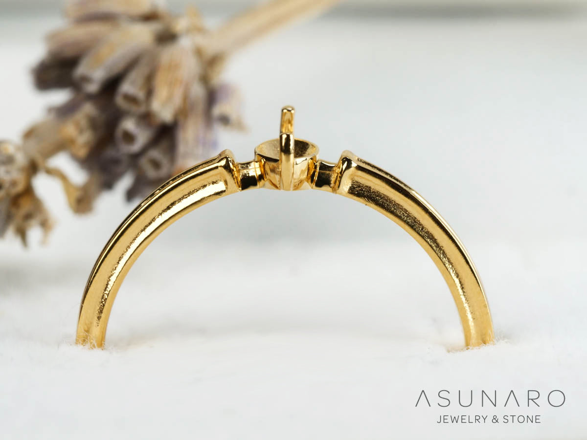 【お仕立て用】空枠番号：S247A　リング枠　ダイヤなし【オーダージュエリー用】