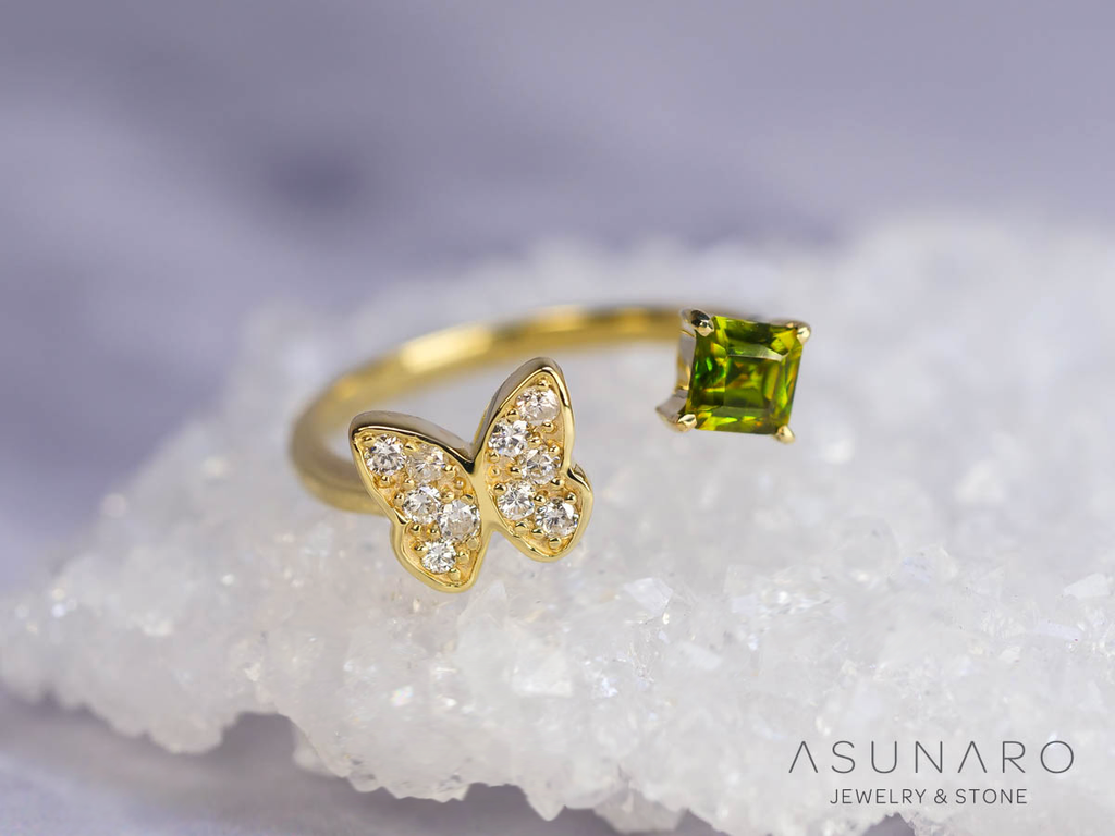 【お仕立て用】空枠番号：5181C　リング枠　フォークリング【オーダージュエリー用】