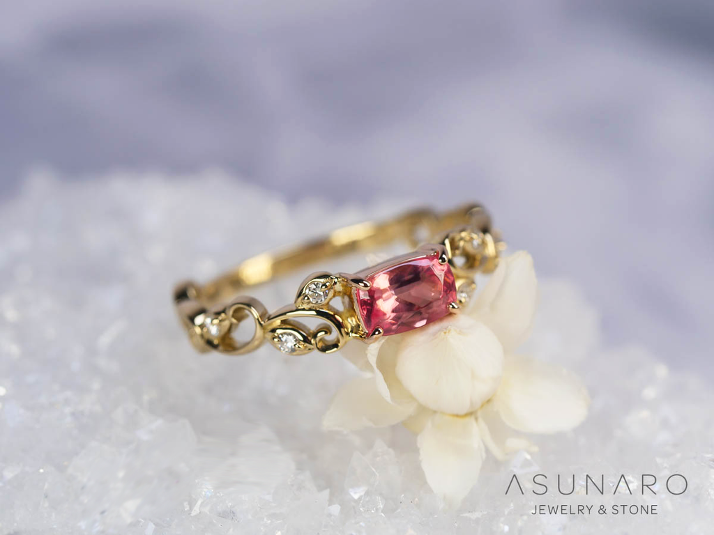 【お仕立て用】空枠番号：S07A　リング枠【オーダージュエリー用】