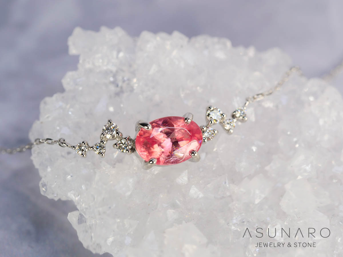 【お仕立て用】空枠番号：4786C　両吊りネックレス　ペンダントトップ枠【オーダージュエリー用