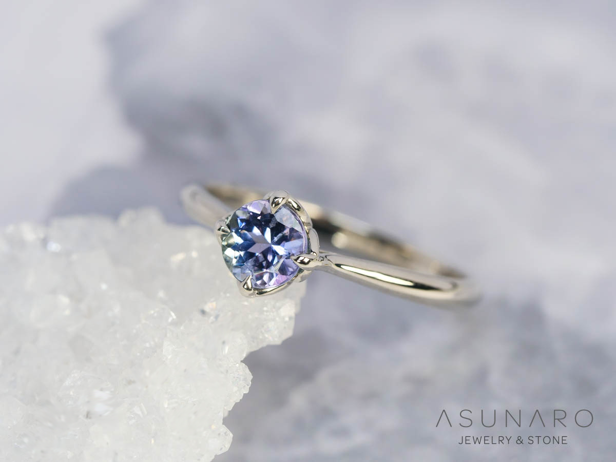 【お仕立て用】空枠番号：ASU-14　ダイヤなし　リング枠【オーダージュエリー用】